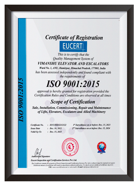 ISO Certificate
